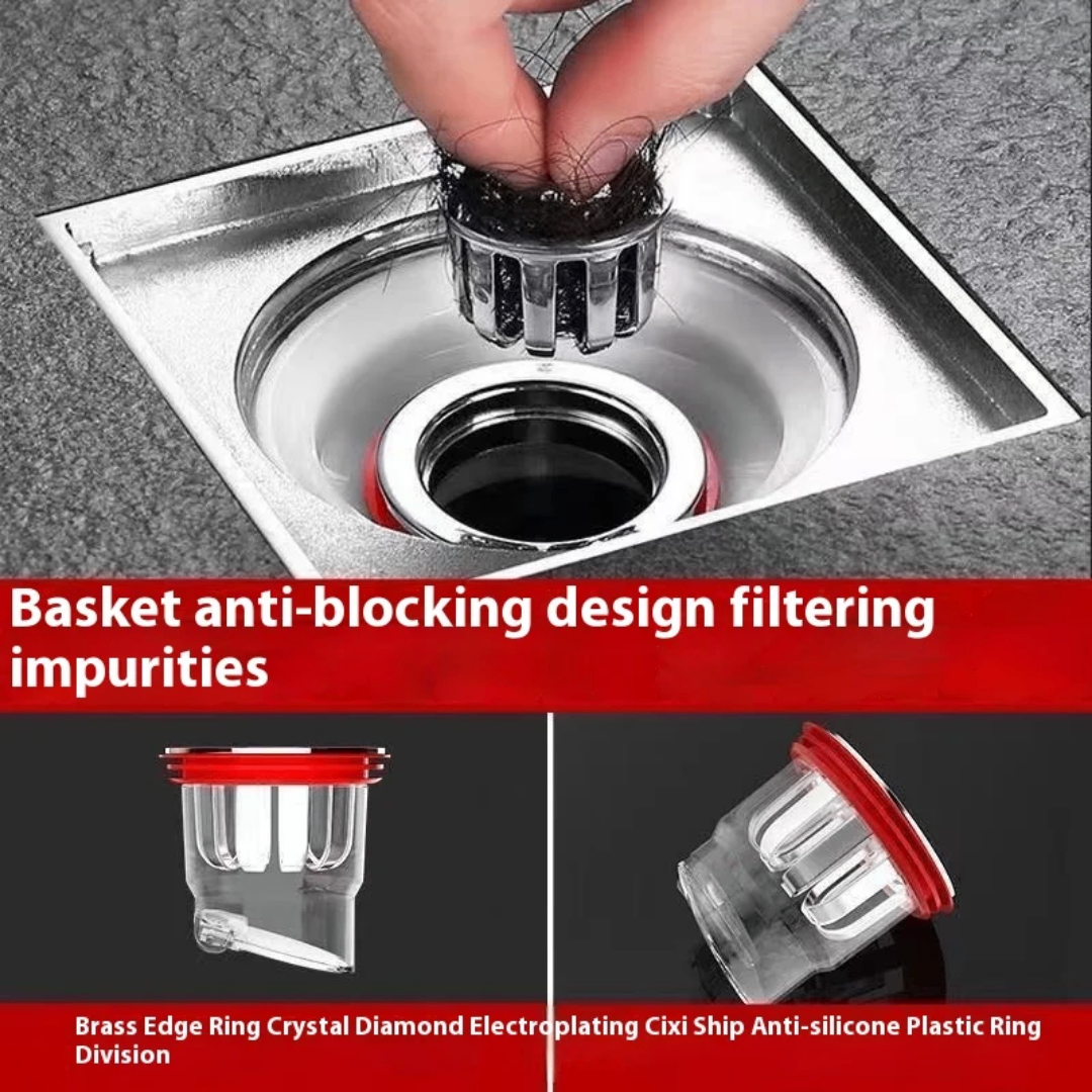 Siphons de sol contre mauvaise