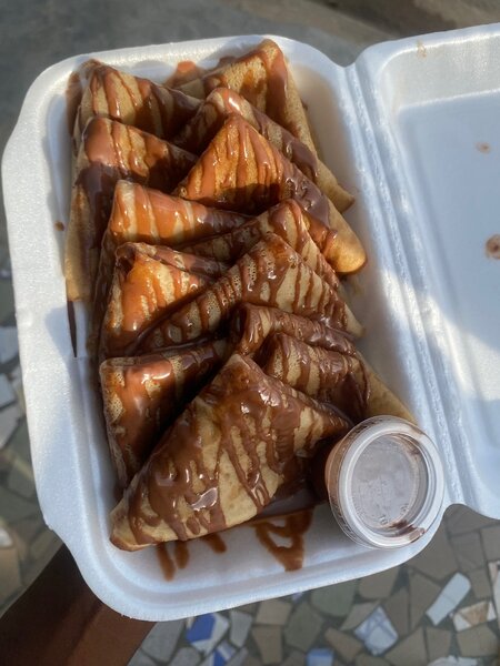 Crêpes au chocolat nutella