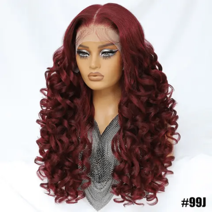 Perruque Bouclée en Dentelle