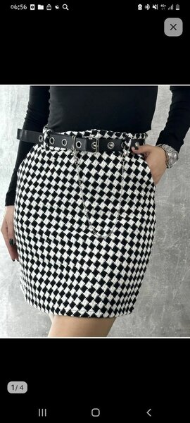 Юбка твидовая