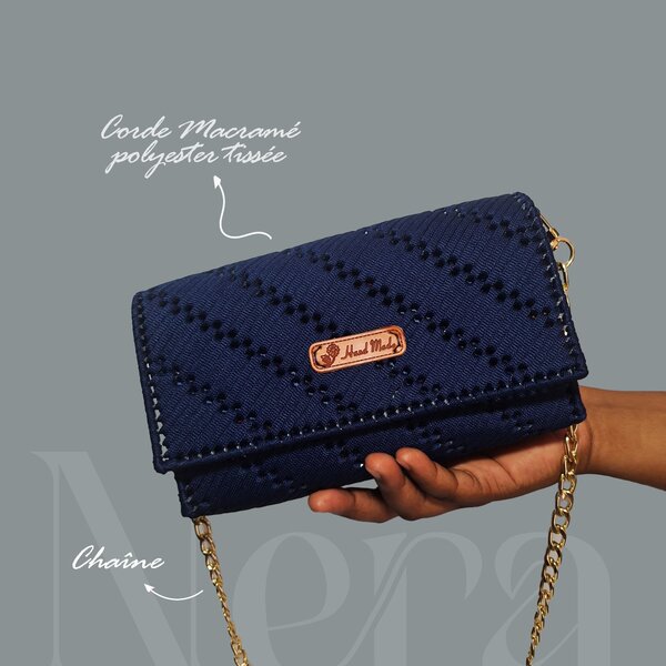 Handmade Woven Wallet with Chain