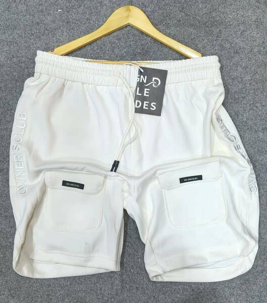Shorts de sport blancs unisexes
