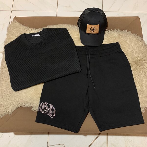 Tshirt, cap and shorts