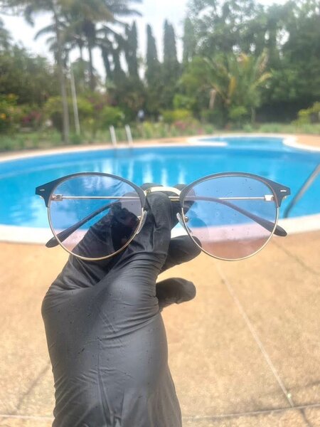 Lunettes rondes rétro chic