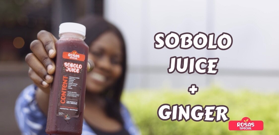 Sobolo ( Hibiscus or Bissap ) juice and Baobab juice
