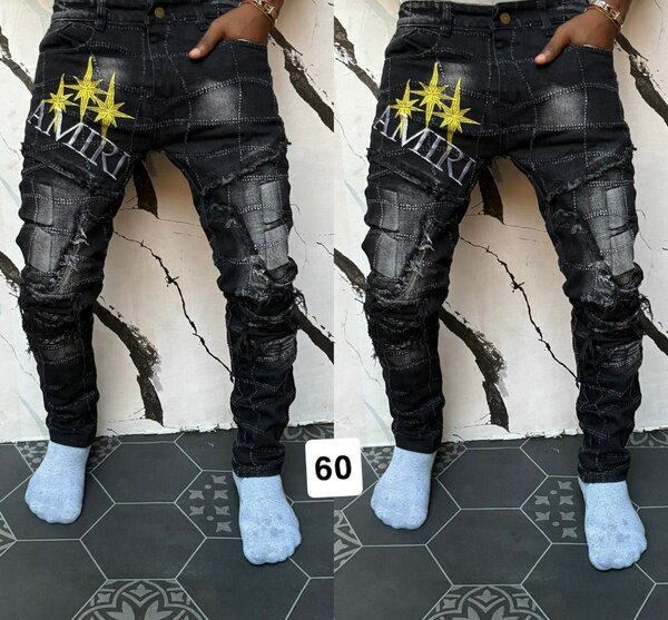 Jeans déchirés tendance homme