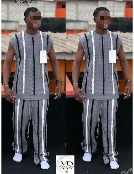 Ensemble homme tricoté