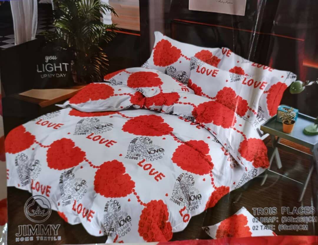 Parure de lit romantique