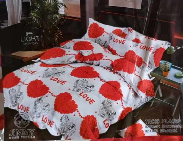 Parure de lit romantique