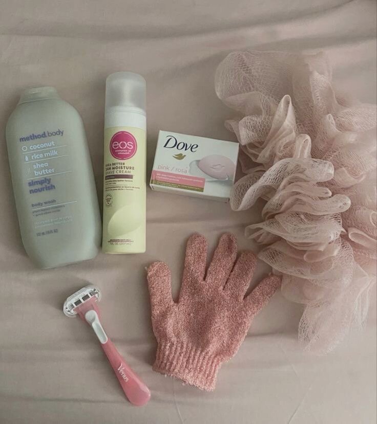 Gants exfoliants pour douche