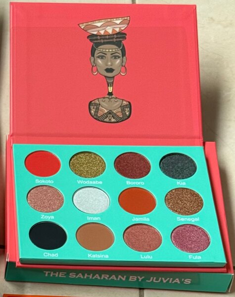 Palette de fards à paupières vibrante