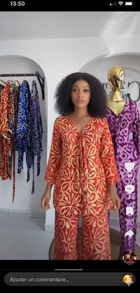 Ensemble coloré femme