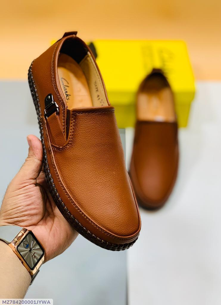 Men's casual leather dress shoes