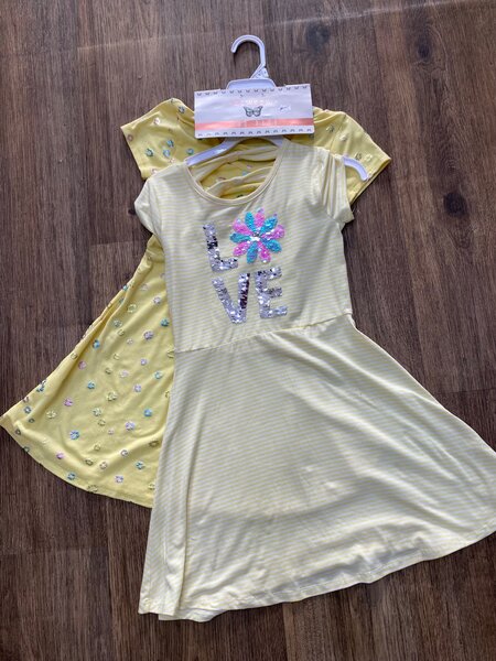 Robe Fille Éclatante Été