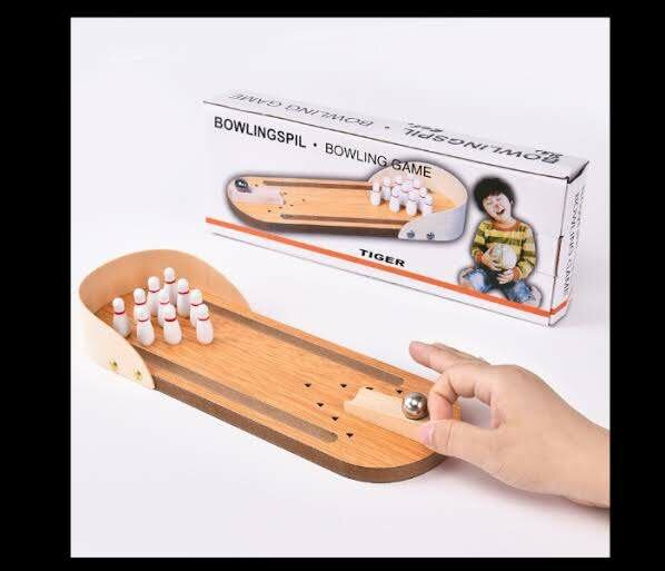 Mini Bowling Game - Wooden Material