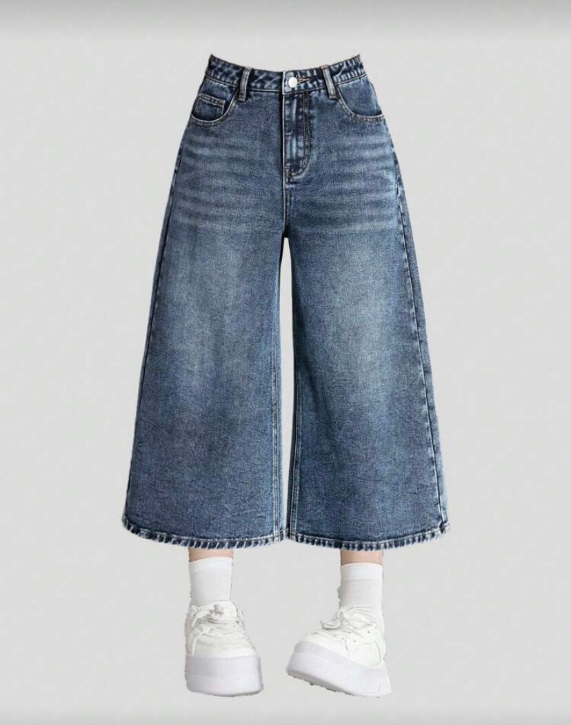 Culottes en Jean Décontractées