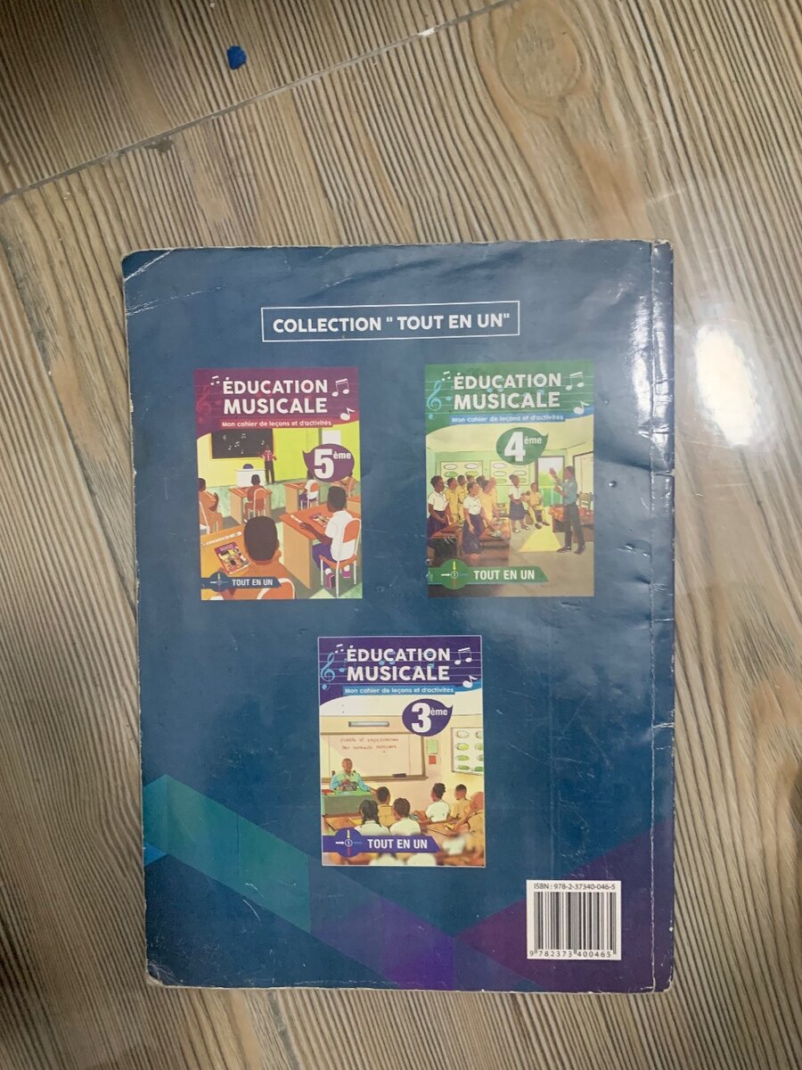 Cahier Éducation Musicale 6ème