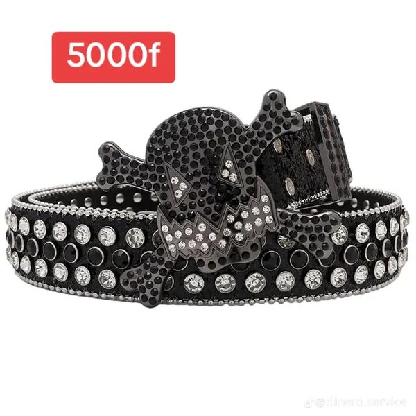 Ceinture Crâne Glamour