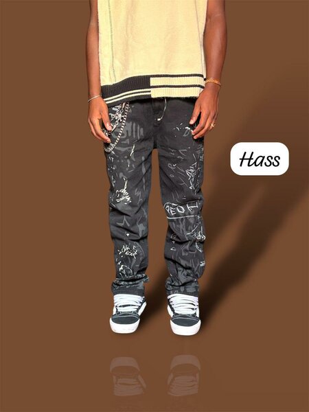 Jean streetwear graffiti