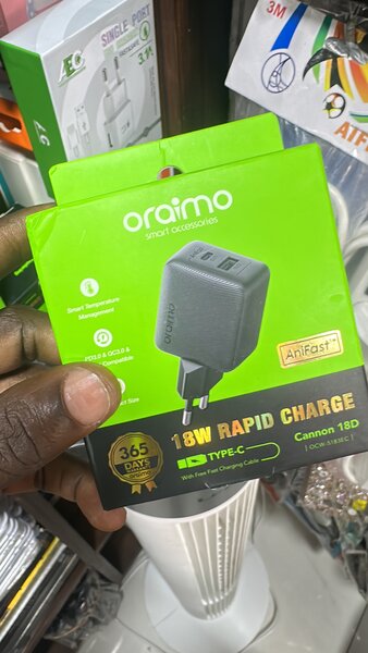 Chargeur Rapide 18W Type-C Oraimo