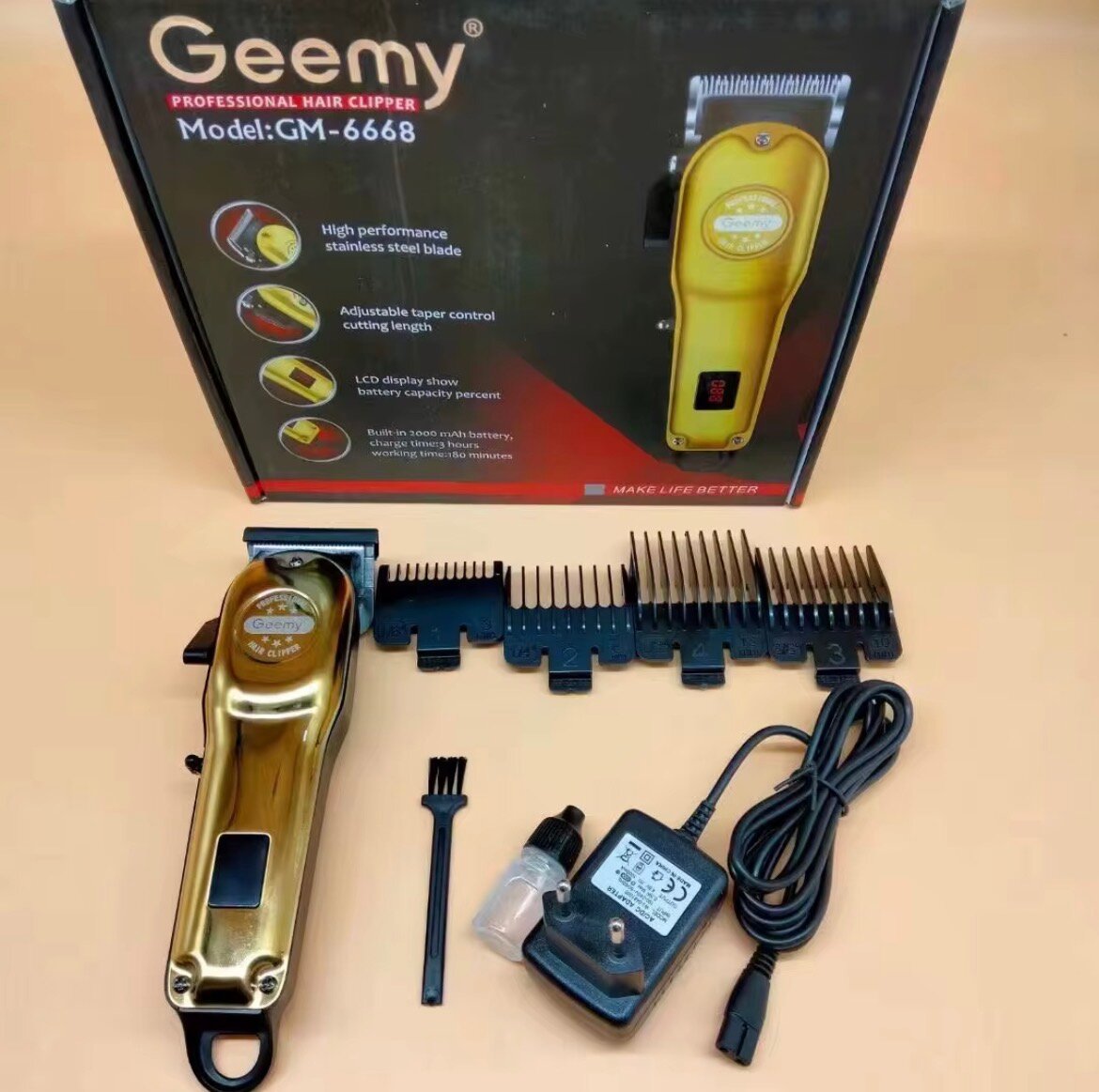 Tondeuse à cheveux Geemy GM-6668