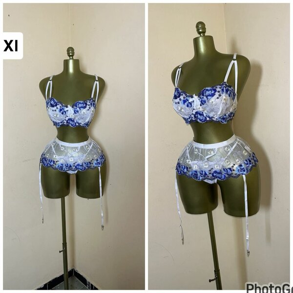 Ensemble lingerie sexy dentelle