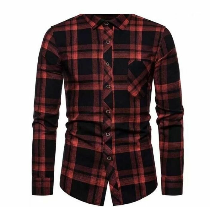 Checkered Long Sleeve Shirts - 5 Pieces - Multicolour