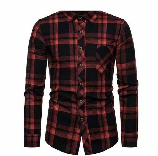Checkered Long Sleeve Shirts - 5 Pieces - Multicolour