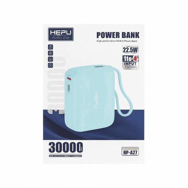HEPU Power Bank 30000mAh