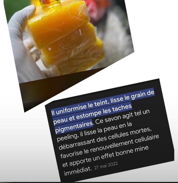 Savon Nila ,curcuma ,noir