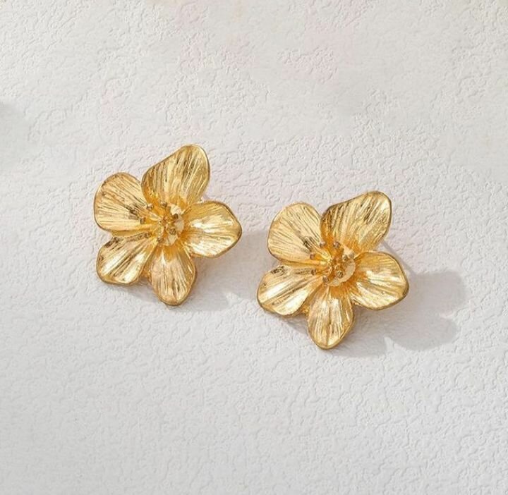 Ensemble Bijoux Fleurs Dorées