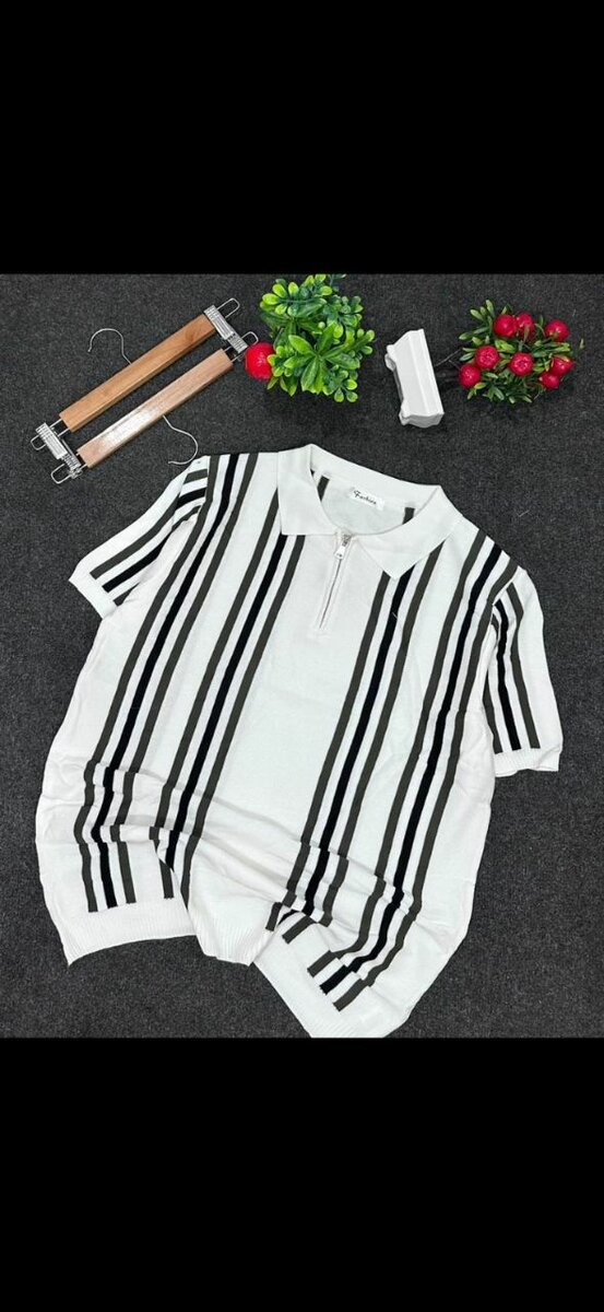 Polo à rayures élégantes