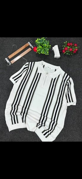 Polo à rayures élégantes