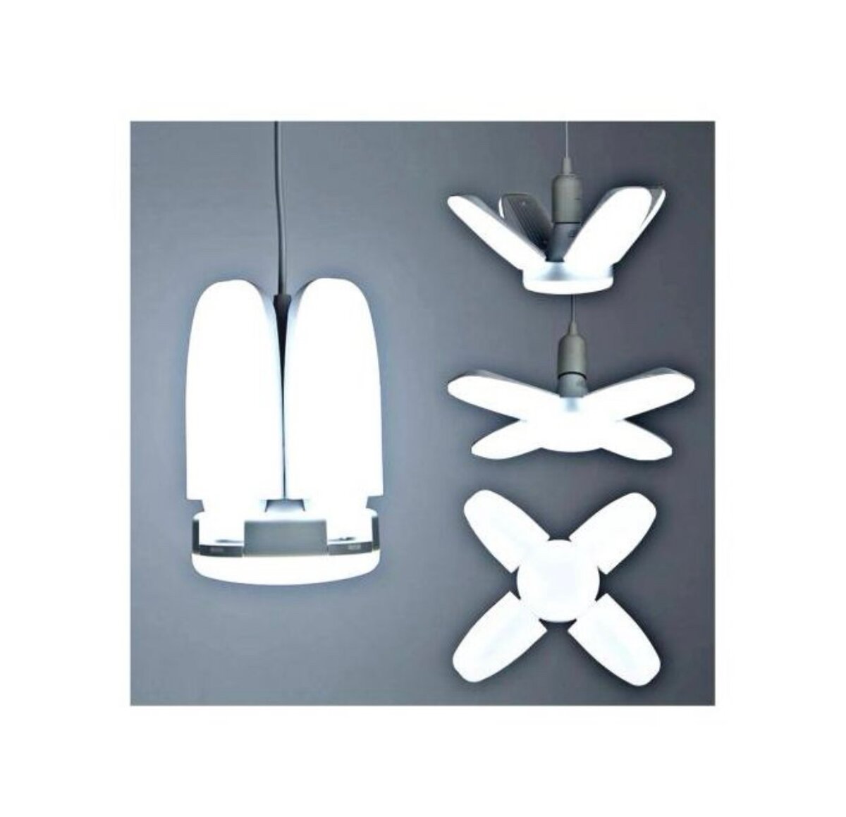 Ampoule Led Crochet Sous Forme De Ventilateur Très Puissant