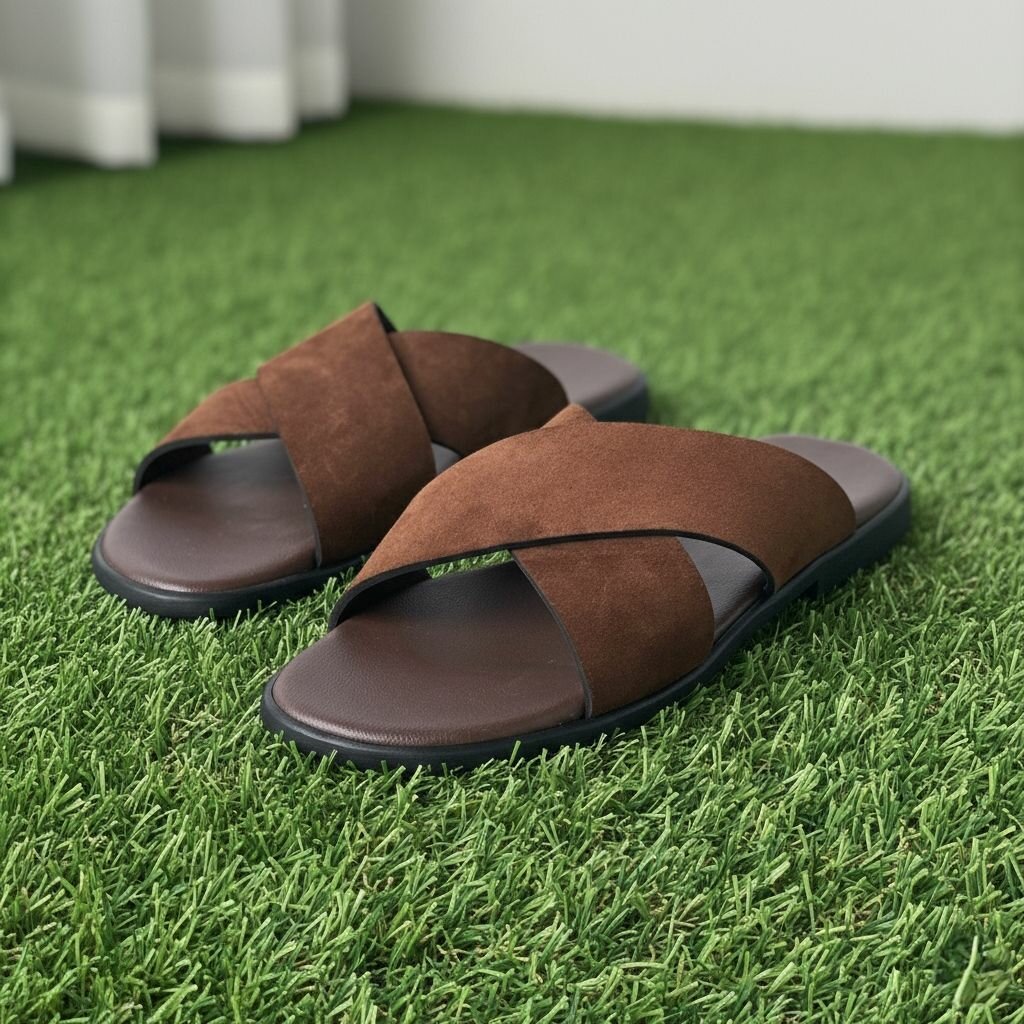 Sandales véritable lisse