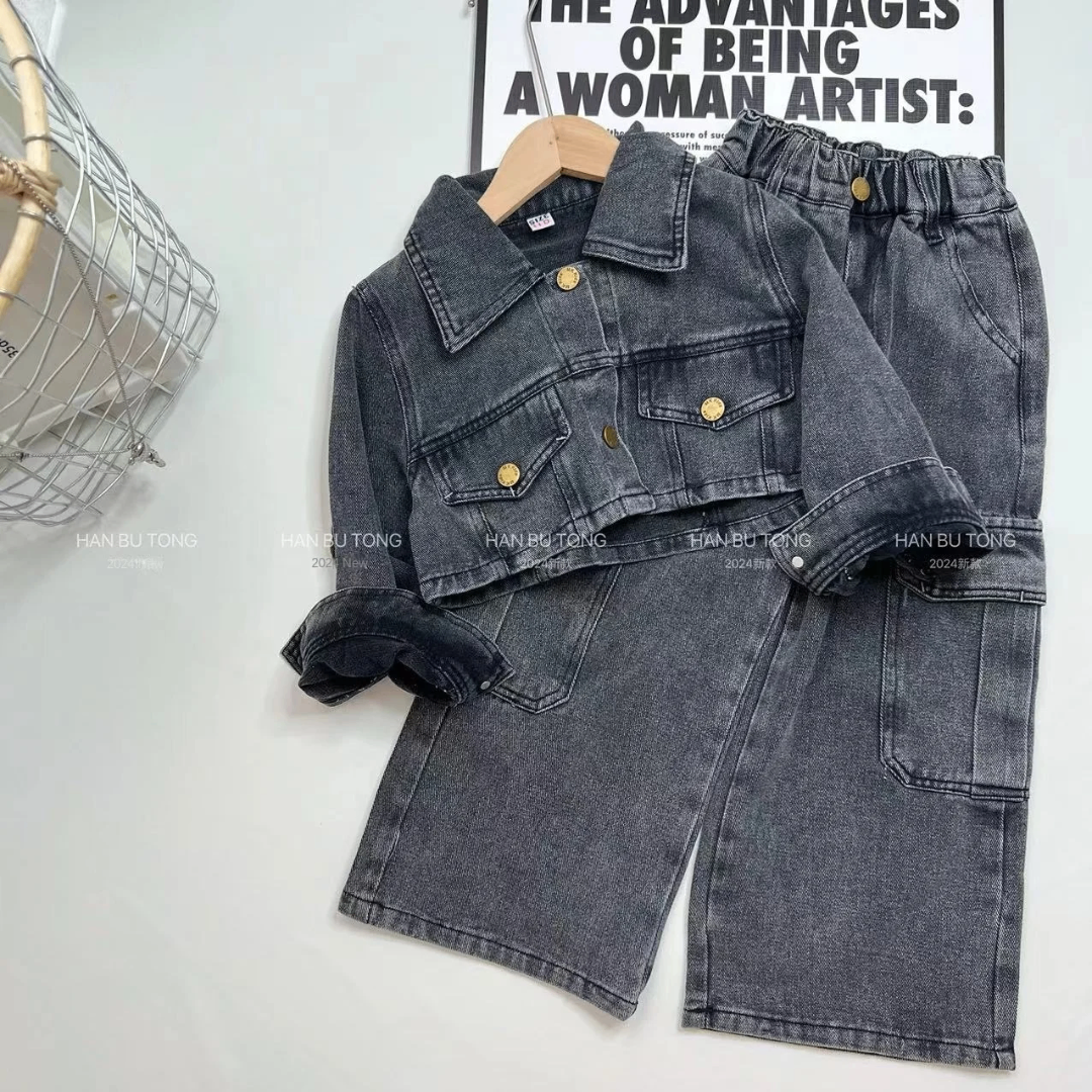 Ensemble Denim Fille Élégant