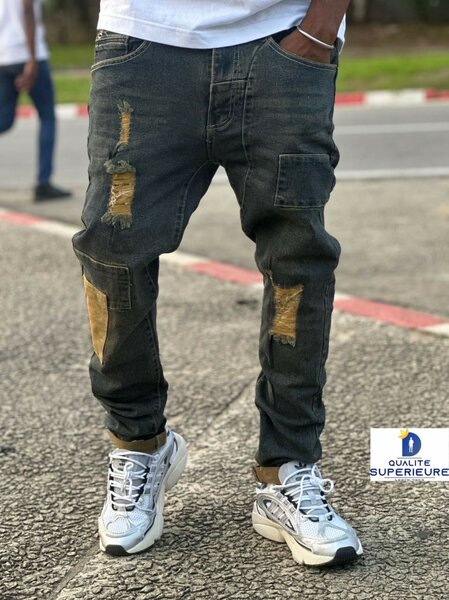 Jean déchiré mode homme