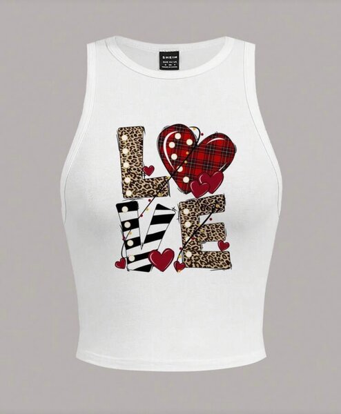 Débardeur Femme Love Imprimé