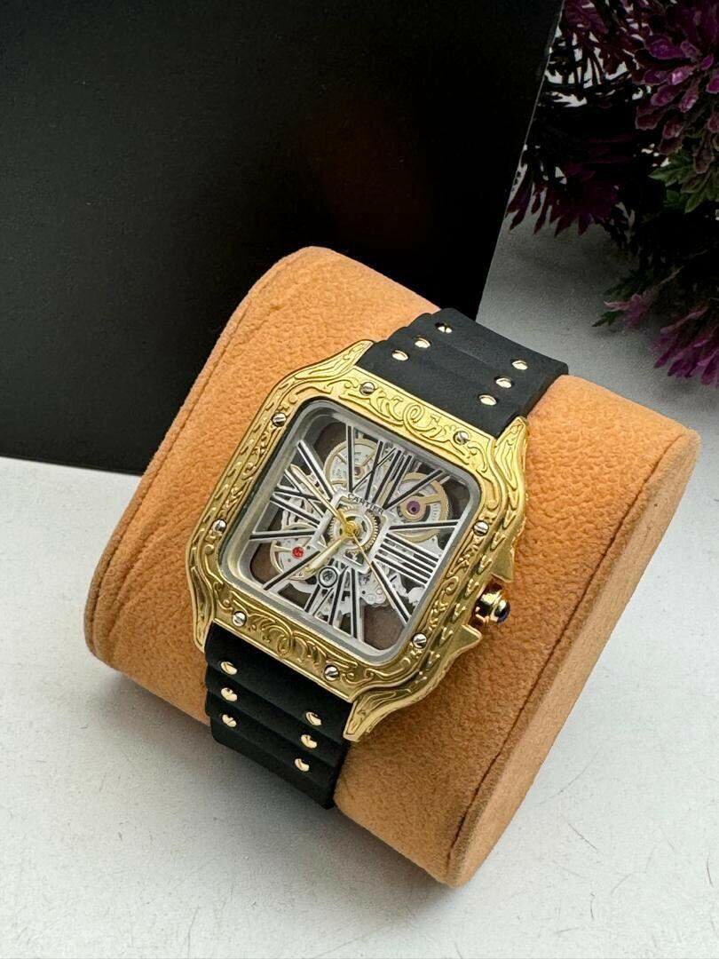Cartier silicon strap watch