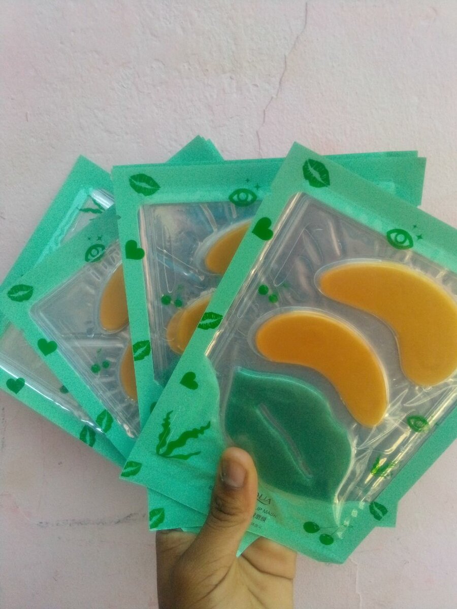 Lip and eye masks