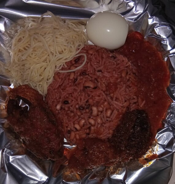 Assiette Waakye (lundi)