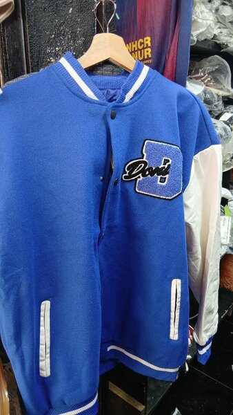 Blouson Varsity Bleu Homme