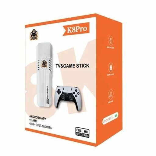 Flick Game & TV Stick (2 wireless Controllers & Remote)