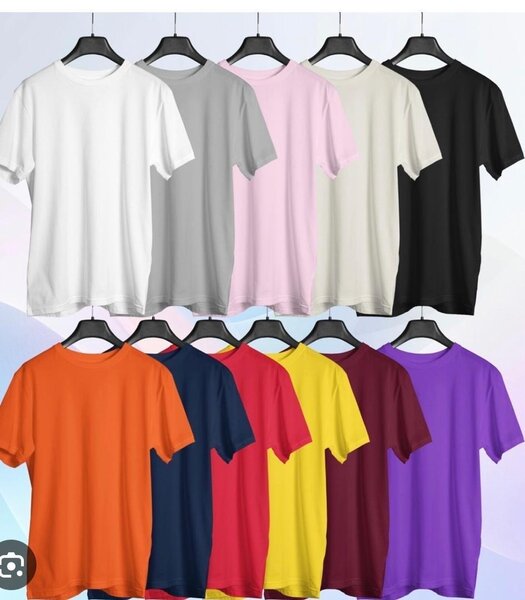 T-shirts colorés en coton