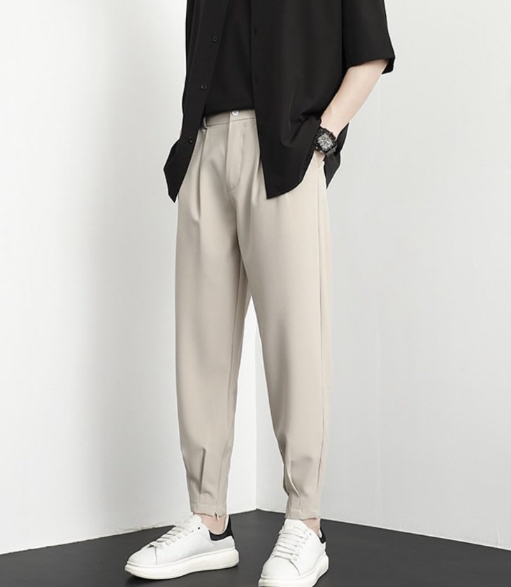 Полуклассические брюки бежевый