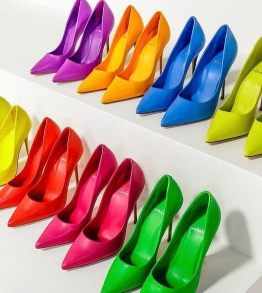 Escarpins Colorés Femme