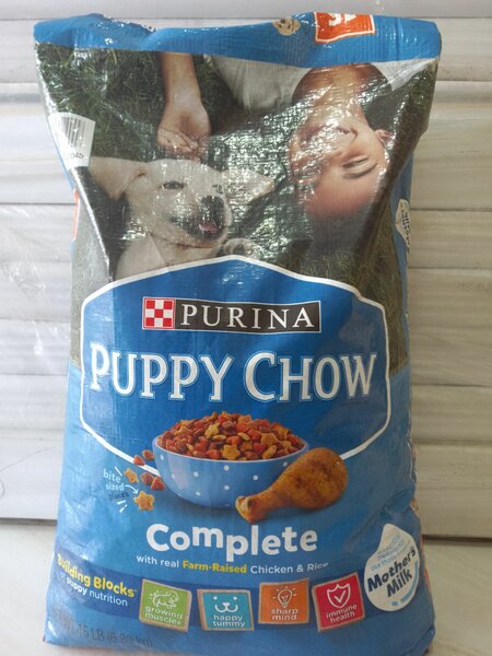 Purina Puppy chow 15 pounds