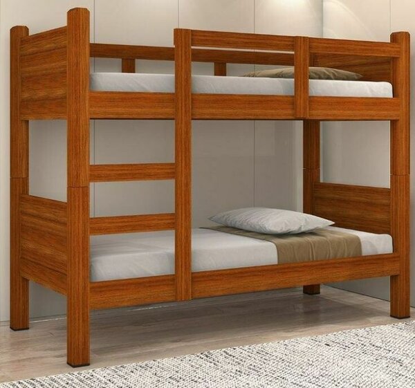 Lit superposé en bois robuste
