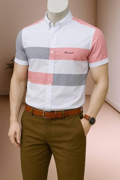 Chemise homme multicolore élégante