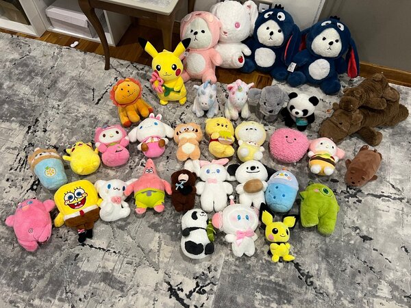 28 мягких игрушек на выбор !!!